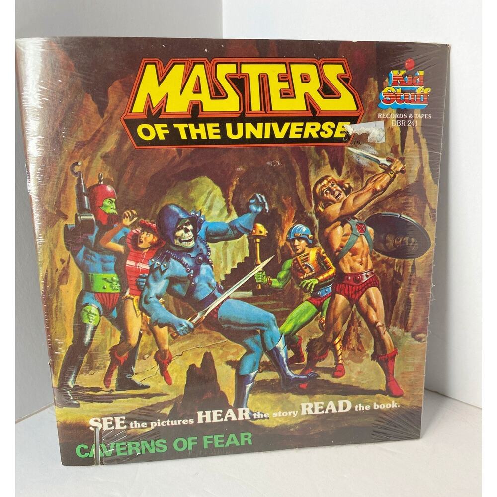 Caverns Of Fear Vintage MOTU Masters Of The Universe Golden Book 1983 He-Man New